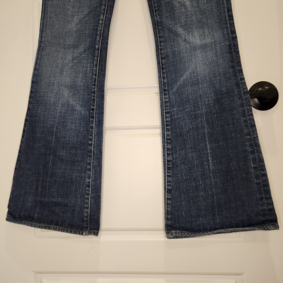 Sz 26 Citizens of Humanity Naomi#065 Stretch Low Waist Flair Flare Jeans Y2K - Picture 6 of 10